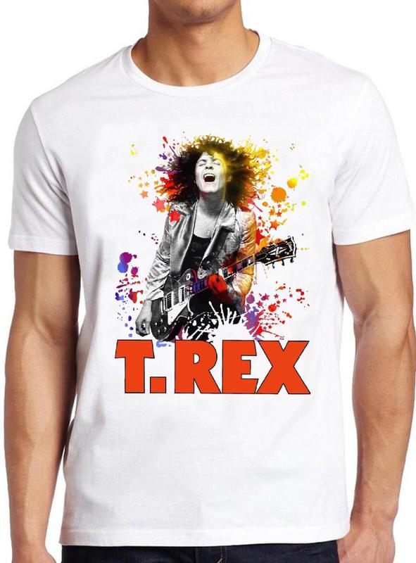 T.Rex Rock Band Marc Bolan Retro Cool Gift Tee Unisex T-Shirt XXXL