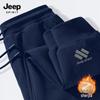 JEEP SPIRIT Men's Fleece-Lined Winter Jogger Sweatpants