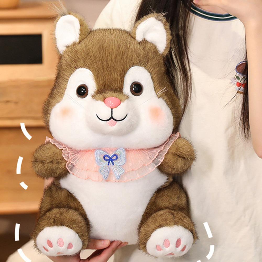 Cute Squirrel Plush Toy Animal Squirrel Plush Doll Plush Squirrel Doll Kids Birthday Christmas