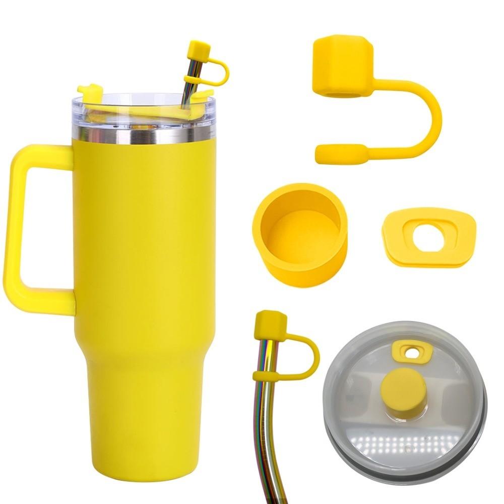 Silicone Hexagonal Nut Straw Cap Proof Splash Straw Topper Reusable Straw Cover