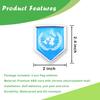 Newperlite UN UN Flag Decal Sticker Car Emblem Flag Car Decoration Accessories Chrome Shield for Truck Vehicle 2 Pack