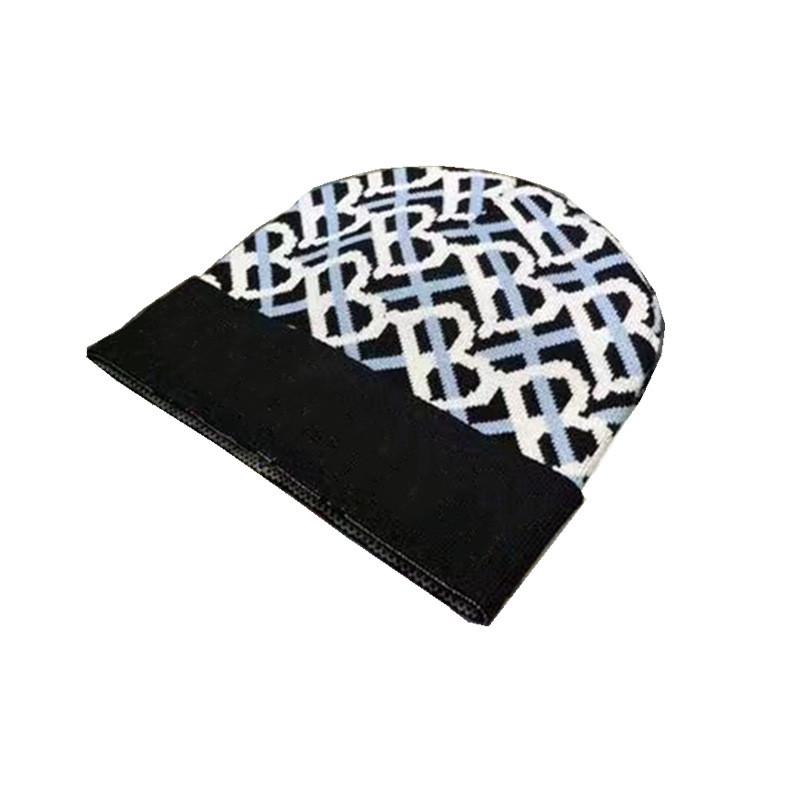 Knitted Hat For Men Women With Digital Print Warm Breathable For Winter Casual Style