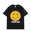 Ošoupané Smiley Miluji Tě Vtipné Meme Tričko Vysoká Kvalita Módní Oversized Trička Unisex Dámské Letní Ležérní Bavlněná Trička