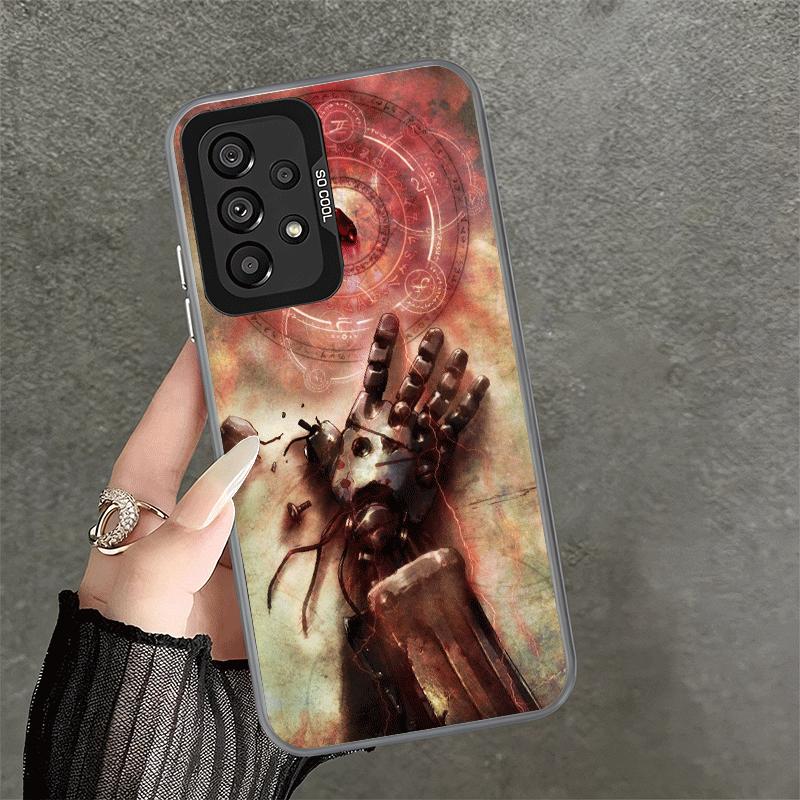 F-ullmetal A-Alchemist Anime Shockproof Phone Case for Samsung A17 A16 A15 A14 A37 A57 A36 A56 A26 A35 A55 A25 A34 A54 A24 A13 A
