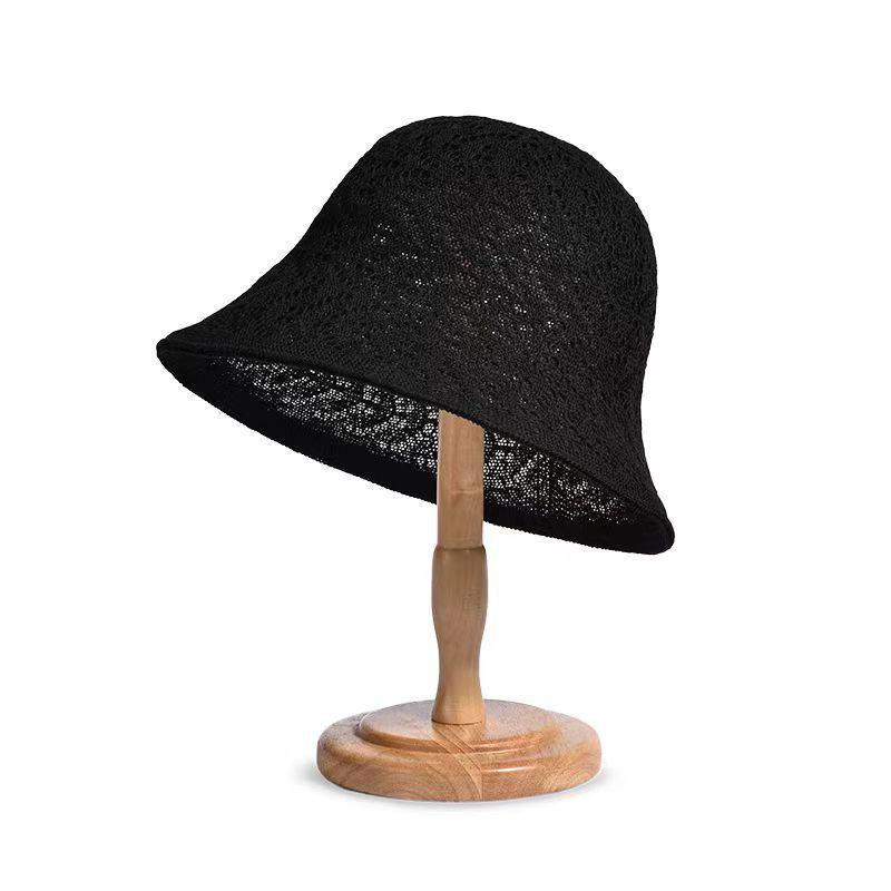 New Sunscreen Visor Hat Women's Summer Hollow Breathable Sun Hat Japanese Sweet Small Brim Show Face Small Straw Hat Wholesale