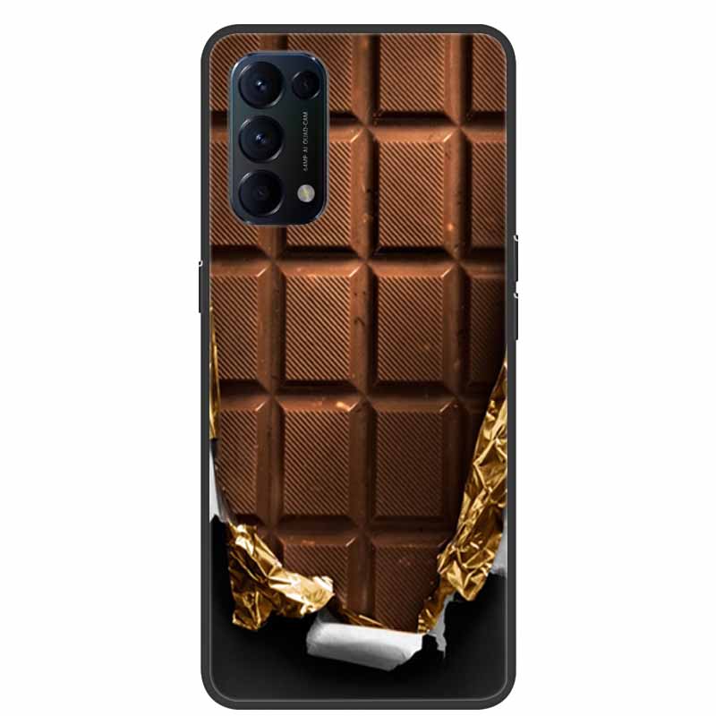 Funda Für OPPO A74 Telefon Fall Abdeckung Schwarz Silikon Weiche Rückseitige Abdeckung Fall Für OPPO A74 F19 A54 Fall Coque für OPPO A74 EINE 74 Fall
