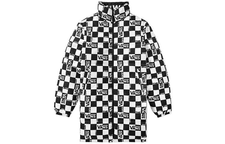Vans Down Jackets Unisex Black Stand Collar Thickened VN0A54I3BLK M