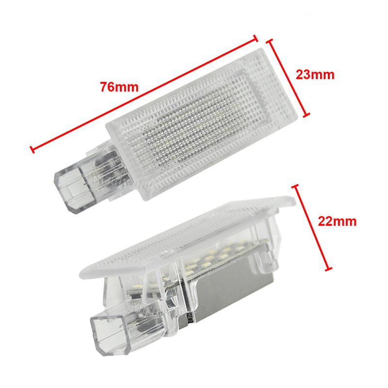 2Pc For Fiat 500 500X 500L Argo Panda Grande Punto EVO LED Trunk Boot Lamps For Jeep Renegade Compartment Light Interior Luggage