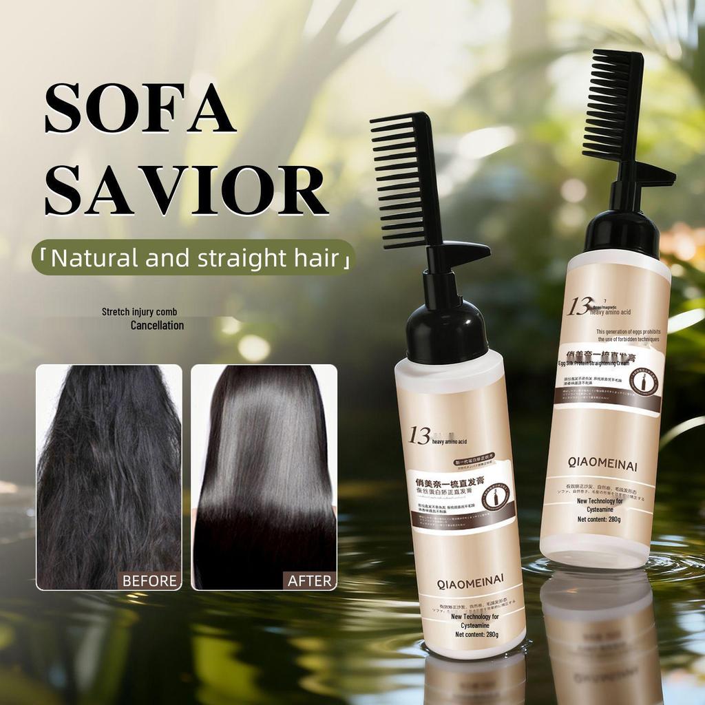 Crema Lisciante Professionale per Capelli - Formula Delicata Ammorbidente