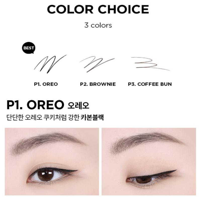 [MERZY] The First Pen Eyeliner 0.5g (3 Colors)  Smudge-proof & Precision