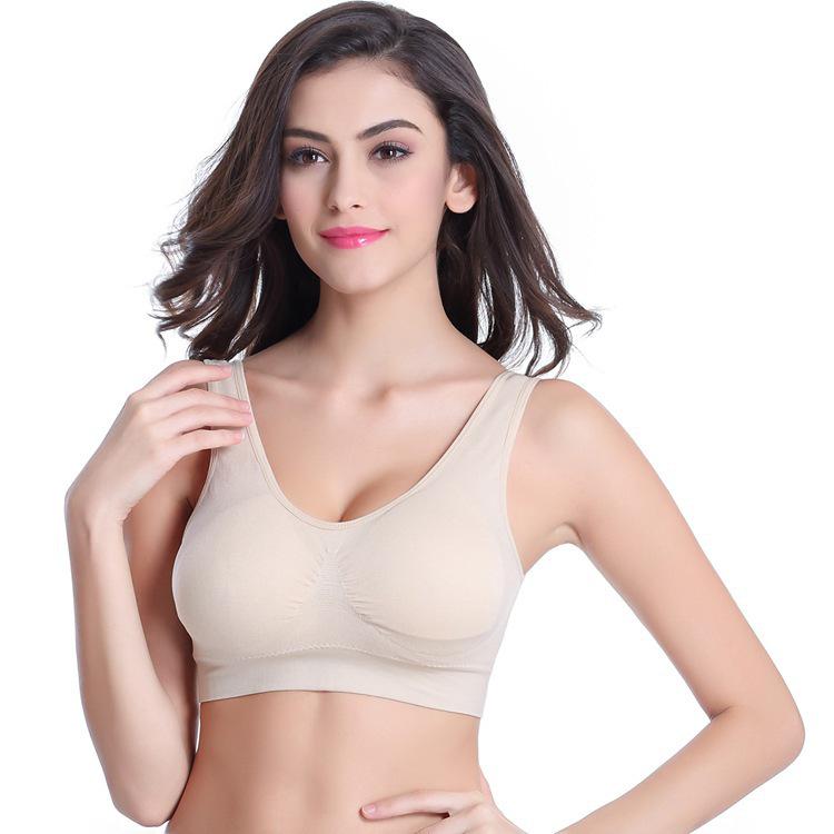 Women's Plus Size Wire-Free Sports Bra for Running, Yoga, and Sleep