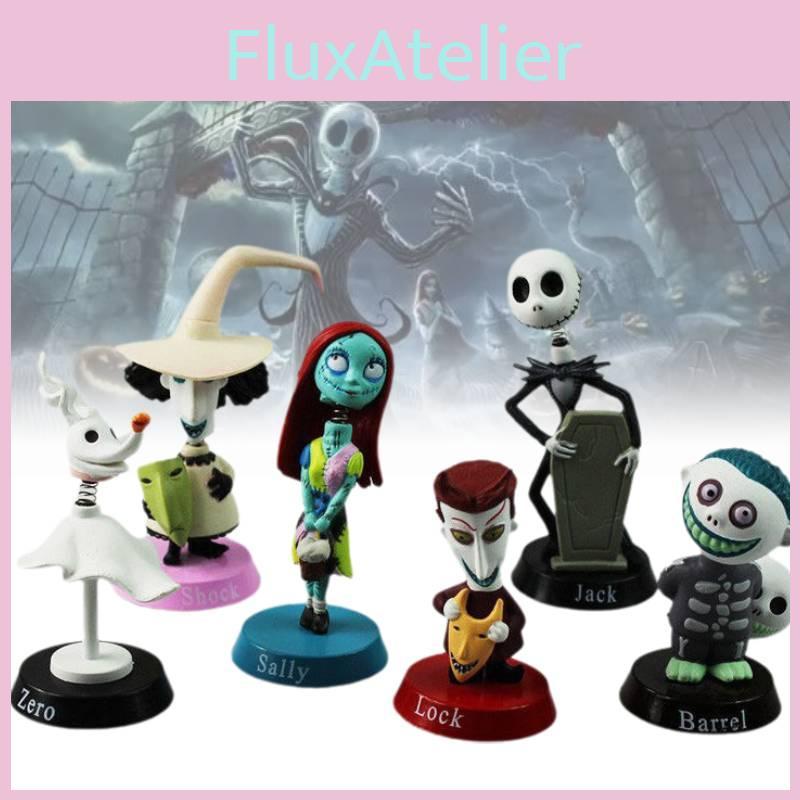 Nightmare Before Christmas Jack Skellington Figurines Set For Play Or Display