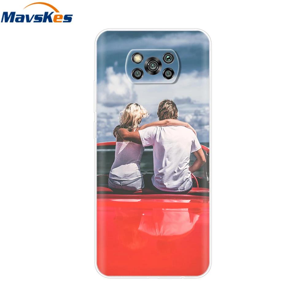 Flower Phone Case For Xiaom Poco X3 NFC Cute Heart Cartoon Funda For Poco X3 Pro Soft TPU Cover For Poco X3 NFC PocoX3 Pro Shell