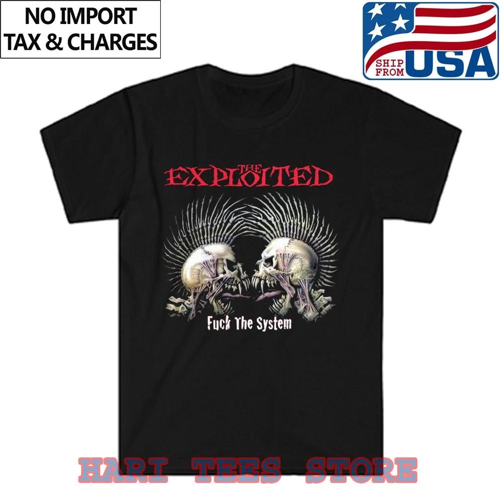 The Exploited Fck The System Men s Black Size S to 5XL 3XL