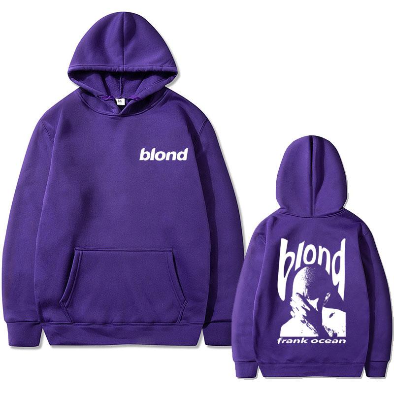 Frank Hip Hop Oversized Tshirt Ocean Vintage Hoodie Blond Fashion Popular Music Singer R&B Sweatshirt Unisex Casual Hoodies