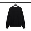 Cross ClassicSTONE Solid Round Neck Badge Long Sleeve Unisex Hoodie