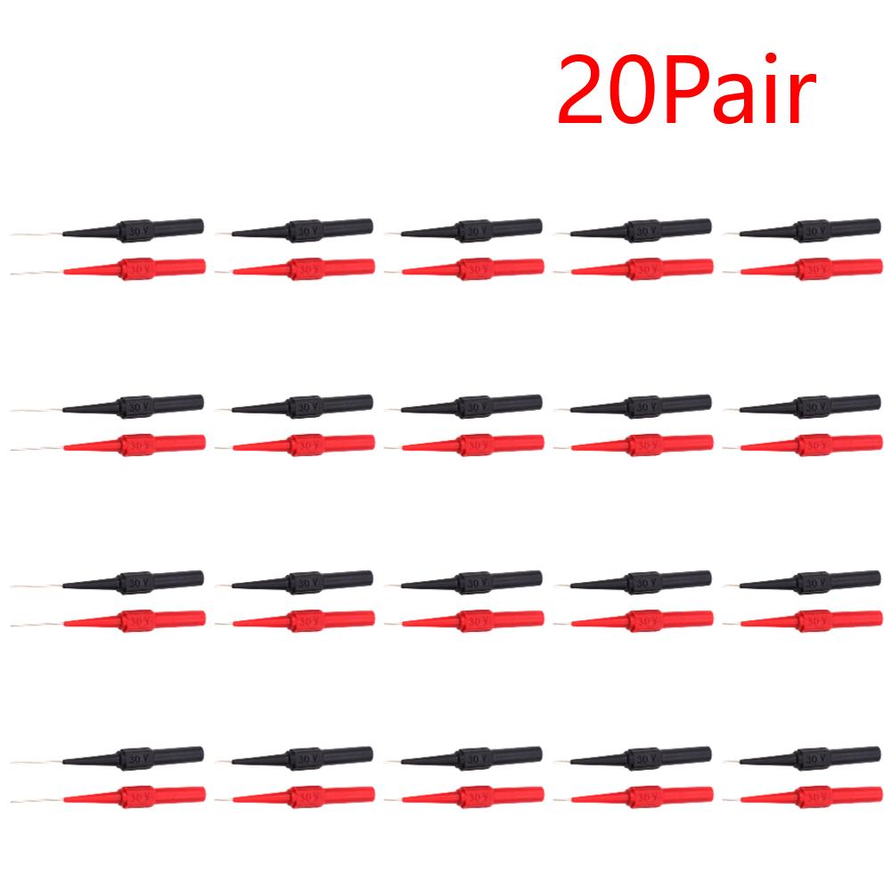 1 Pair Digital Multimeter Probe Soft-Nylon-Wireless Needle-Tip Universal Test Leads Diagnostic Puncture Extension Needle