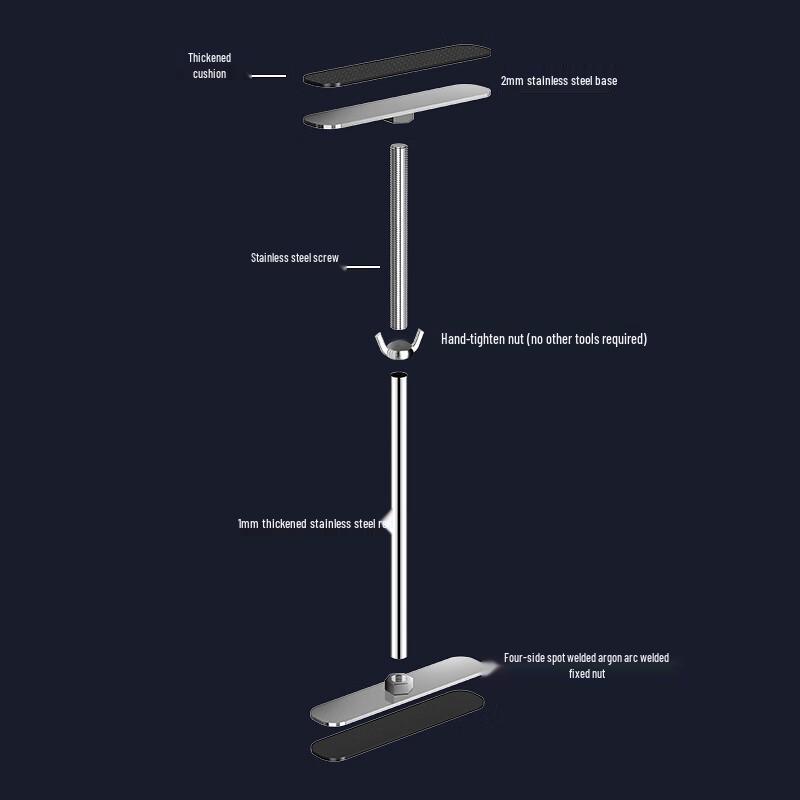 Stainless Steel Telescopic Kitchen Sink Support Frame