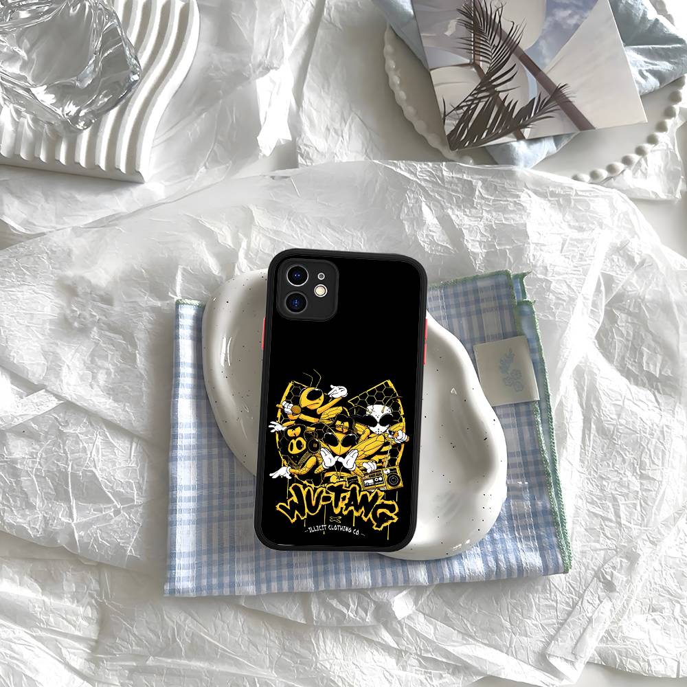 Singer W-WU-T--TANG Phone Case For IPhone 16 15 14 Plus 15 13 12 11 Pro Max X XS MAX Matte Cover