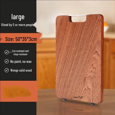 ZISIZ Double-Sided Solid Ulin Wood Cutting Board