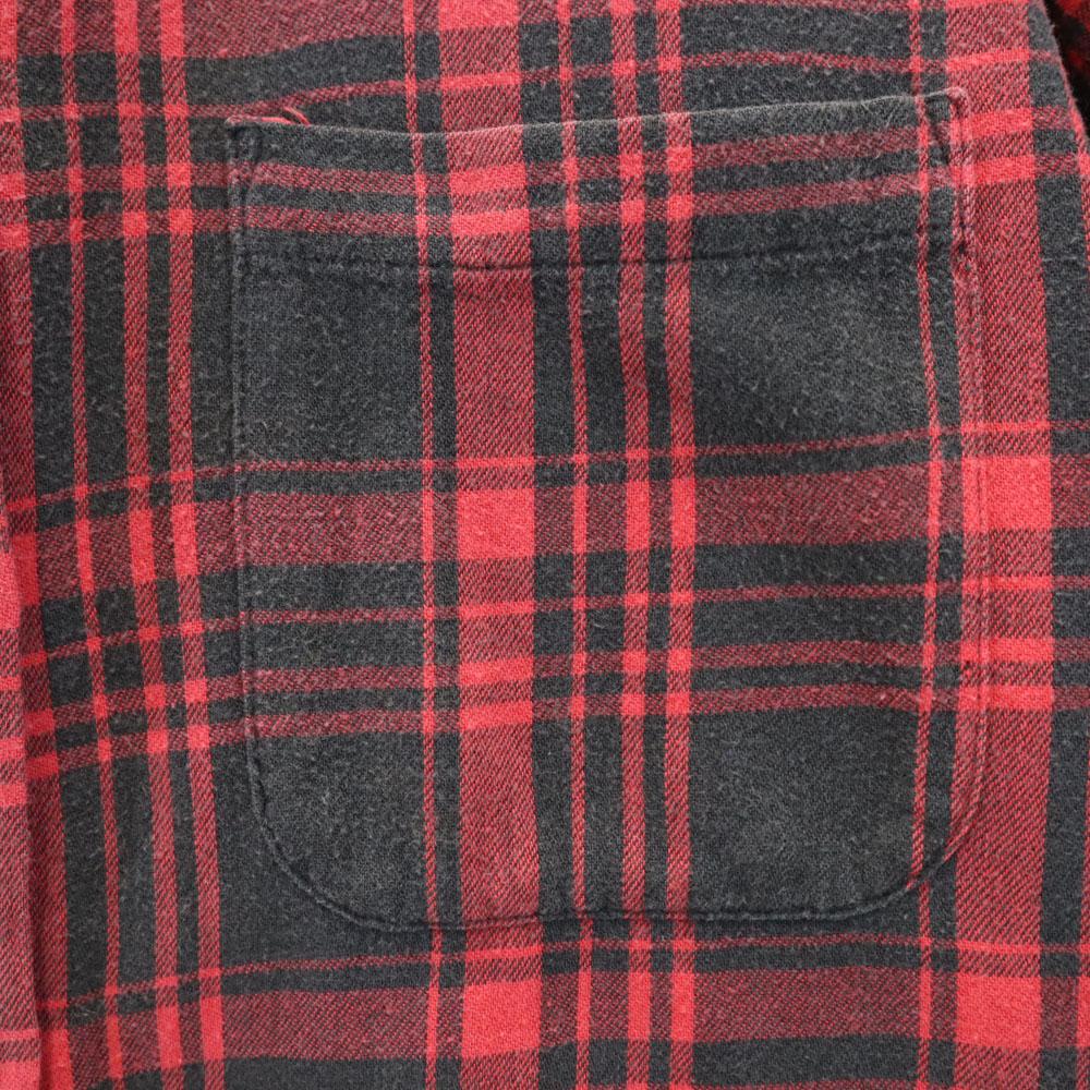 L.L.Bean 80s Outdoor Made in USA Vintage Check Pattern Long sleeve Button down shirt Women Used