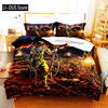 Hip Hop Heavy Metal Maiden 3-piece Cartoon Anime Duvet Cover Sets For Adult Boy bedroom Luxury Printed Bedding Set
