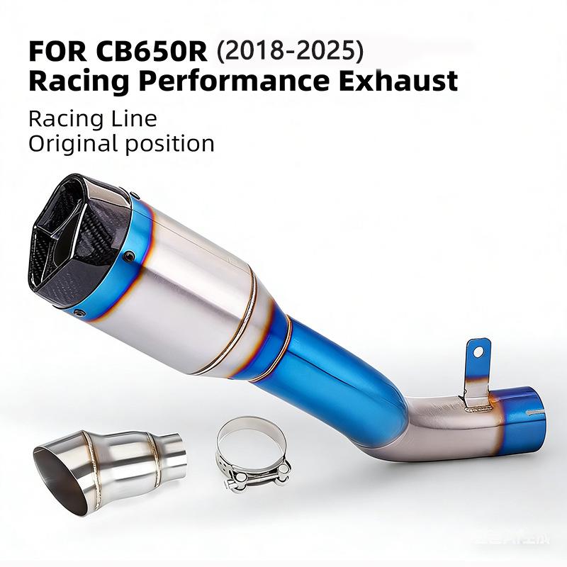 Modified Exhaust Tailpipe for CB650R, CBR650R, CB650F, CBR650F Motorcycles