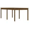VidaXL Table de jardin marron miel 203,5x100x76 cm bois massif de pin 823986
