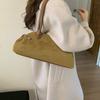 Fashion Retro Popular Portable Baguette Bag Women's 2025 Autumn New Foreign Style Simple Trend Shoulder Armpit Bag