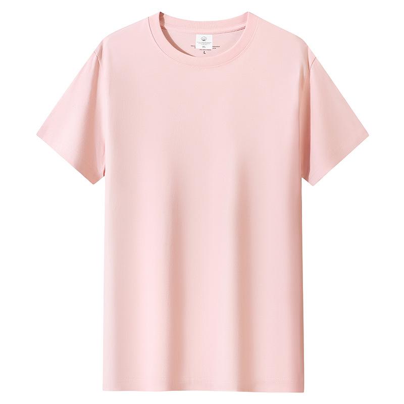 QICED Men's Fashion Casual Summer Spring O-Neck Short Sleeve Blouses & Shirts Casual Chic