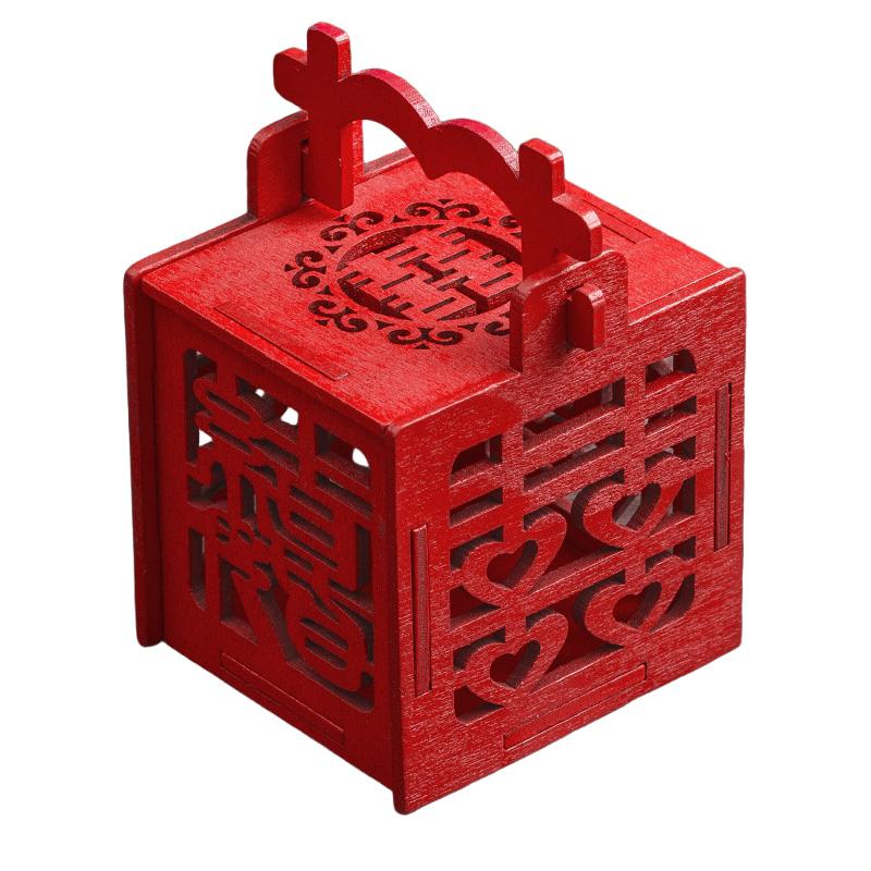 

1 шт. деревянный контейнер портативный органайзер с ручкой подарочная упаковка чехол свадебные коробки конфеты кисточки Новый год