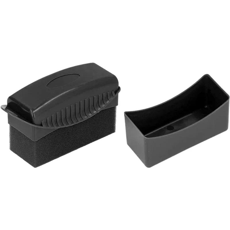 Autowielpolijsten Waxen Sponsborstel Met Hoes ABS Wassen Reinigen Bandencontour Dressing Applicator Pads Detail Accessoires
