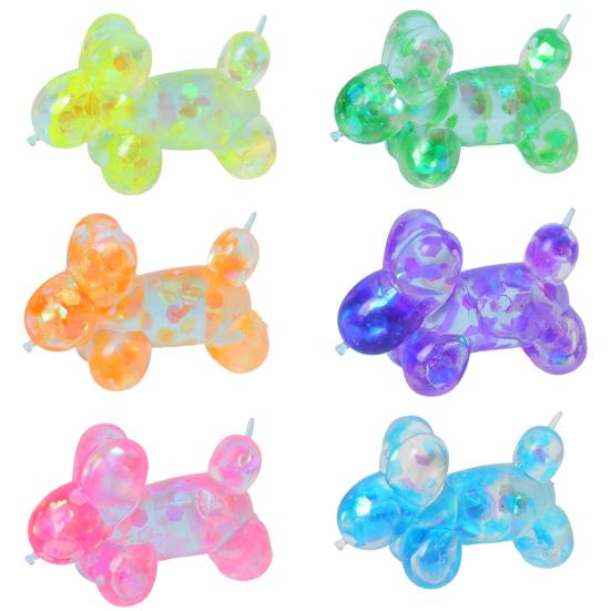 Soft Squeeze Toy Silicone Balloon Dog Shape Stress Relief Toy Slow Rebound Portable Fidget Toy for Kids And