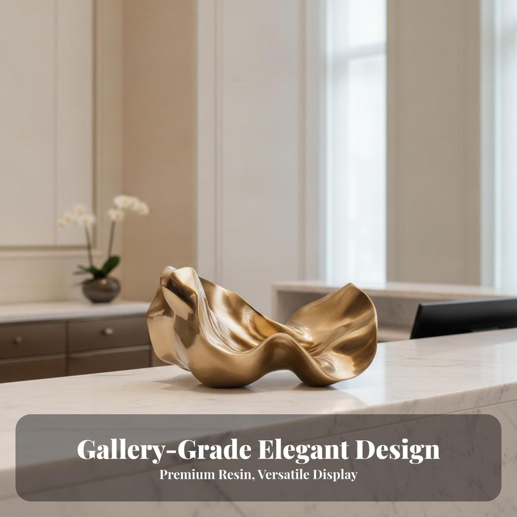 Resin Sculpture Modern Decor Minimalist for Office