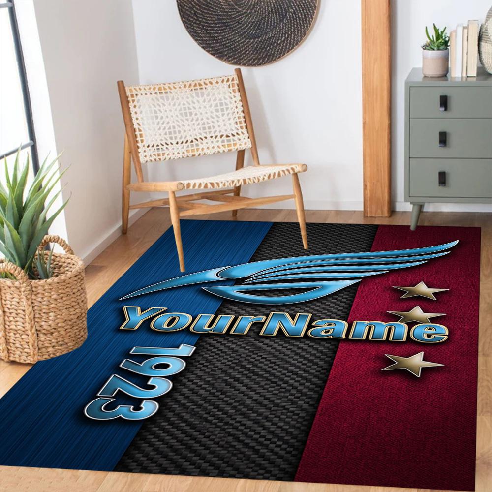 Fc Zenit Saint‑petersburg Customizable Name Floor Rug Office Rug Perfect for Decorate room Playrooms Hallway Dormitory Anti-slip Rug Anime Office Deco