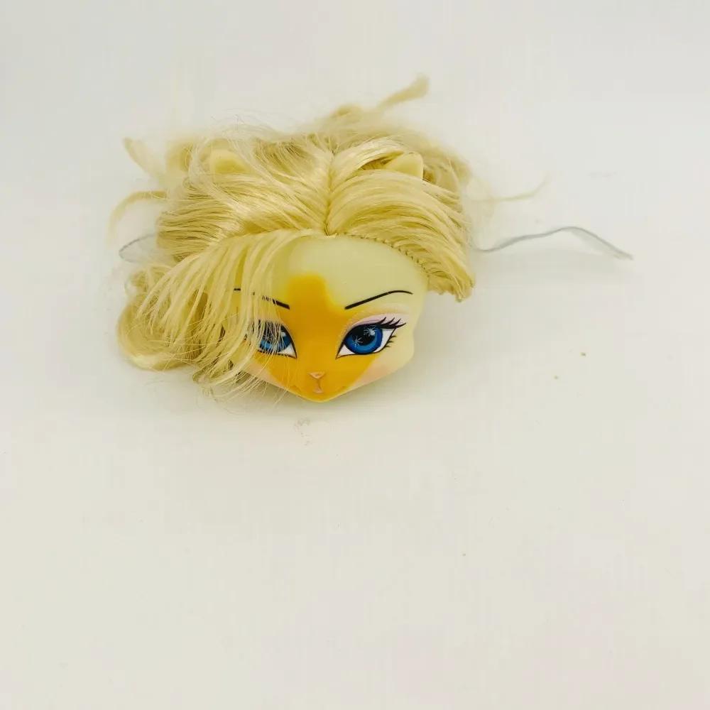 3/4ks Catwalk Kitties Náhradní hlavy Model pro děti DIY 1/6 Panenky Koťátko Kočičí hlava Hračky