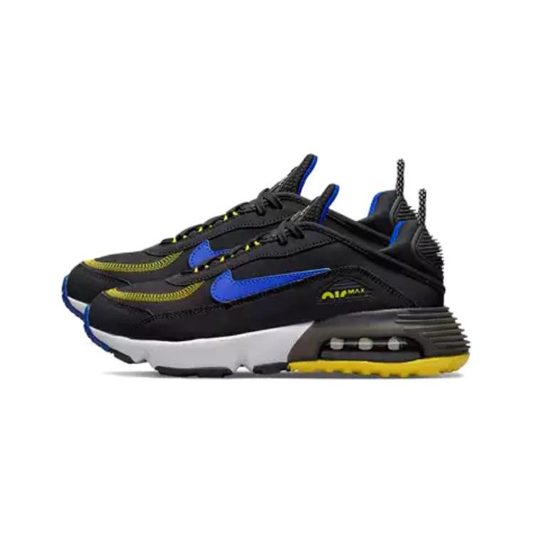 Nike Air Max 2090 Low-Top Kinder Lifestyle Schuhe Schwarz Gelb Blau Kinder im Alter von 3 7 Jahren DH9740-005
