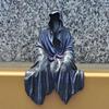 Desktop Gothic Sculpture Resin Scary Horror Ornament Ghost Sitting Sculpture for Outdoor Garden Shelf Decor