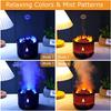 2 Lights Modes Flame Diffuser with Remote Control Air Humidifier  Essential Oil Fragrance