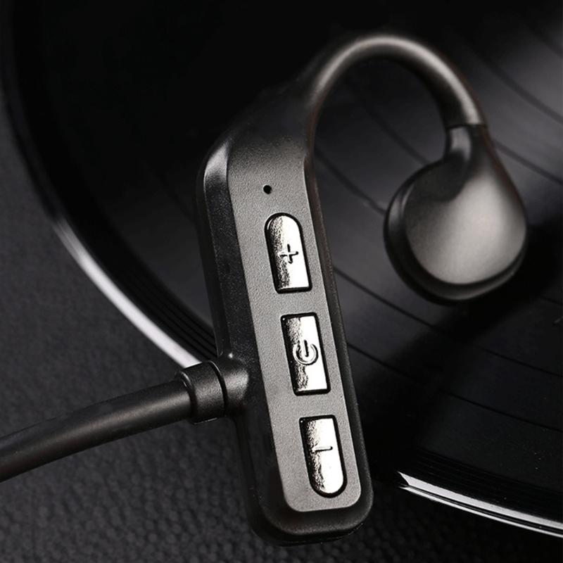 Bone Conduction Headphones Bluetooth-comaptible 5.3 Open Ear Headphones Waterproof Wireless Earphones with Microphone