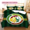 Senegal football Pattern Bedding Home Decoration Birthday Gift (1 * duvet cover + 2 * pillowcase, without core),fan merchandise.