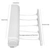 White Retractable Clothesline Punch Installation Laundry Drying Line  Balcony Bathroom Laundry Room