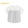 Balabala Boys' Spliced Short Sleeve T-Shirt
