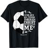 Philippians Soccer Graphic Tee Christian Faith Men's T-Shirt Breathable Cotton