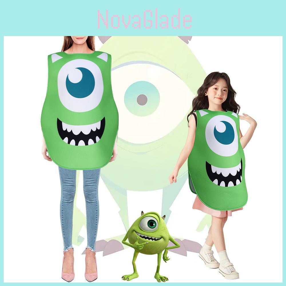 Adorable Monsters Inc Cosplay Costume For Halloween Stage Parties In Unisex Sizes