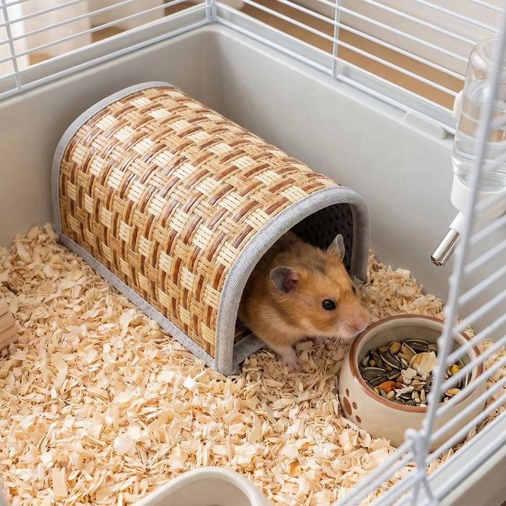 Small Pet Habitat Small Pet Tunnel Hideout Cooling Small Animal Nest Hamster House Summer Resting