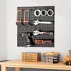 Metal Pegboard Panels 2 panels 24" x 12" Wall Organizer for Garage Tool