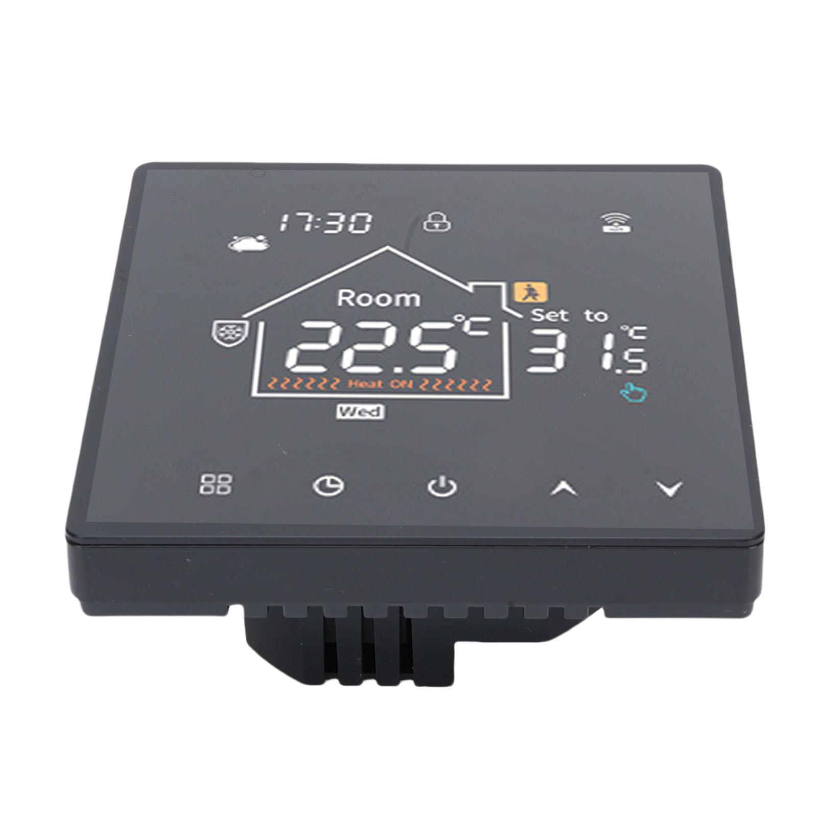 

Программируемый умный термостат сенсорный ЖК-дисплей термостат для водонагревательного котла для дома, офиса, торгового центра, отеля Regular