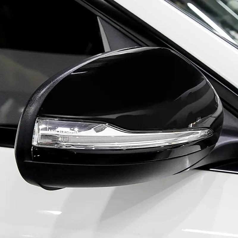 Exterior Door Side Rearview Mirror Cap Cover Stickers For Mercedes Benz C E Class W205 W213 GLC X253 LHD Car Accessories Trim