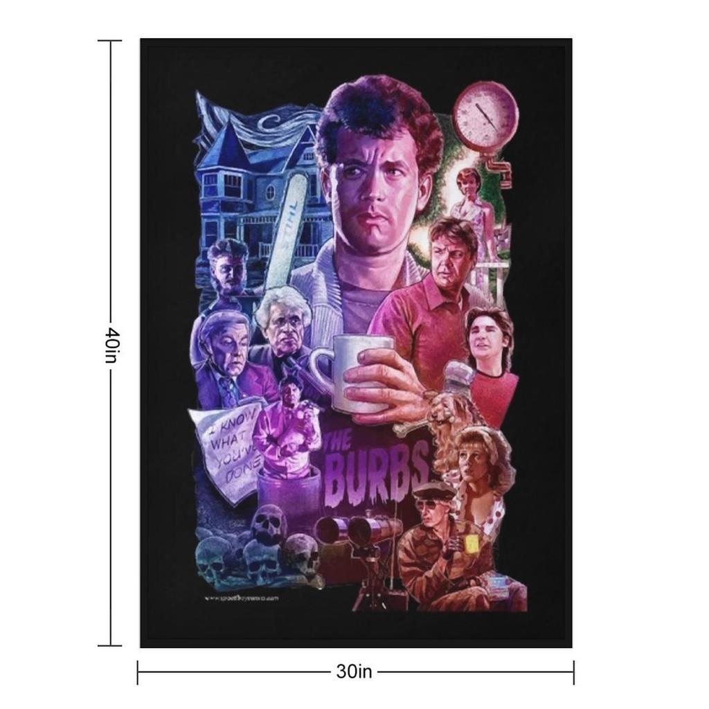 THE BURBS Throw Blanket Cute Designers halloween Camping Blankets